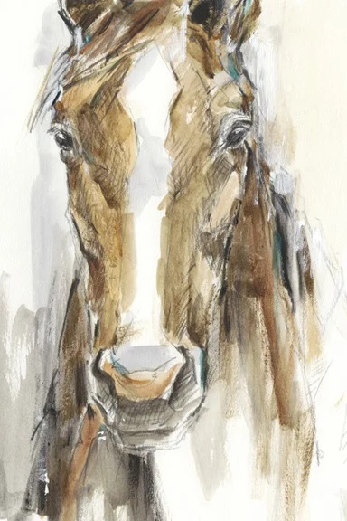 Artfilia Horse Friend No. 2 Variante 1 60x90 cm