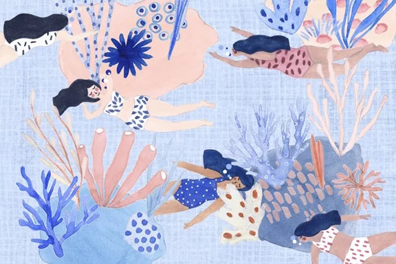 Artfilia Diving Variante 1 20x30 cm