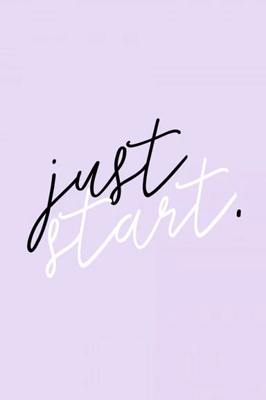 Artfilia Just Start Variante 1 20x30 cm