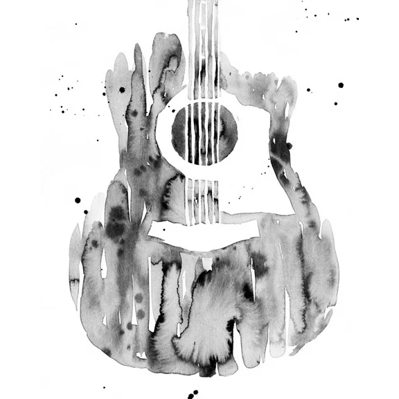 Artfilia Guitar No. 3 Variante 1 40x40 cm