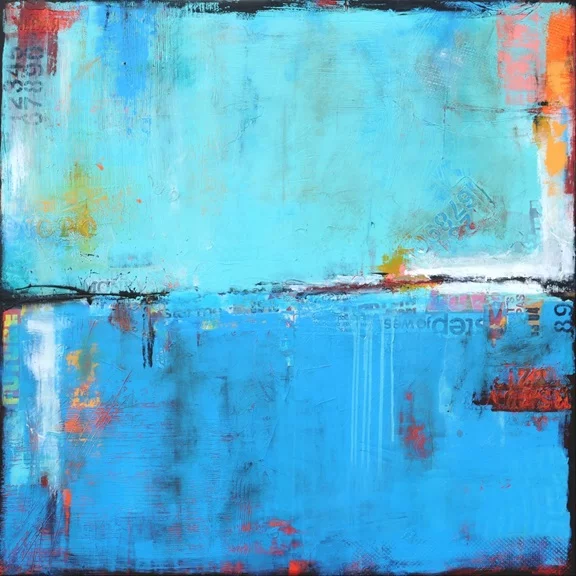 Artfilia Deep Blue Variante 1 60x60 cm