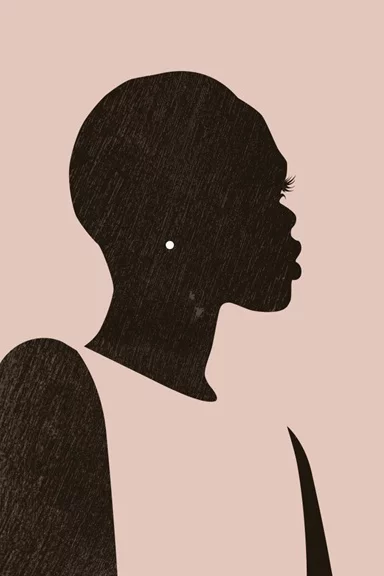 Artfilia Elegant Silhouette No. 2 Variante 1 60x90 cm