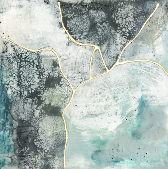 Artfilia Sea Foam No. 2 Variante 1 60x60 cm