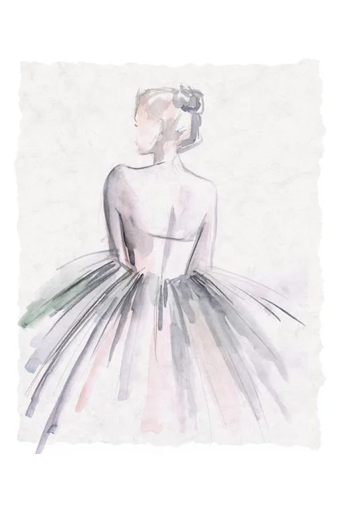 Artfilia Ballerina No. 1 Variante 1 20x30 cm