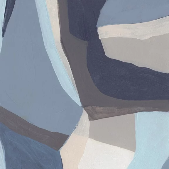 Artfilia Blue tiles Variante 1 60x60 cm