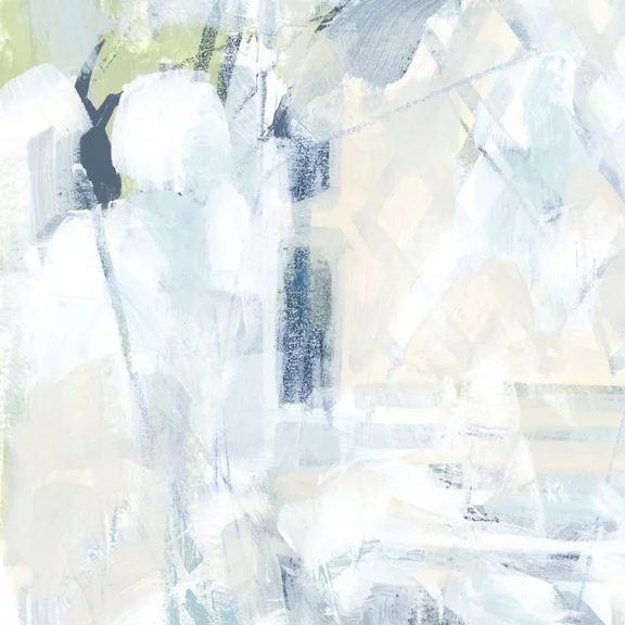 Artfilia Blue paint brush No. 2 Variante 1 40x40 cm