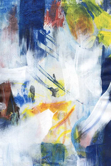 Artfilia White stitch No. 2 Variante 1 30x45 cm