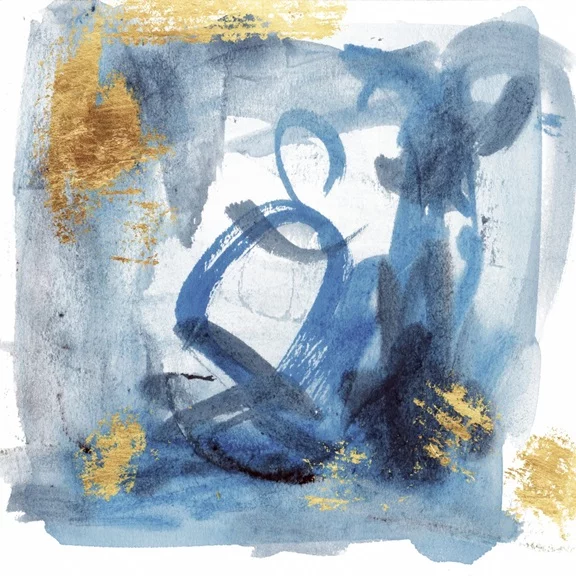 Artfilia Floating gold engraving No. 3 Variante 1 40x40 cm