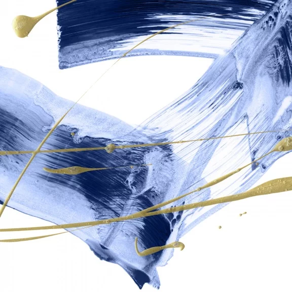 Artfilia Blue Fury No. 3 Variante 1 40x40 cm