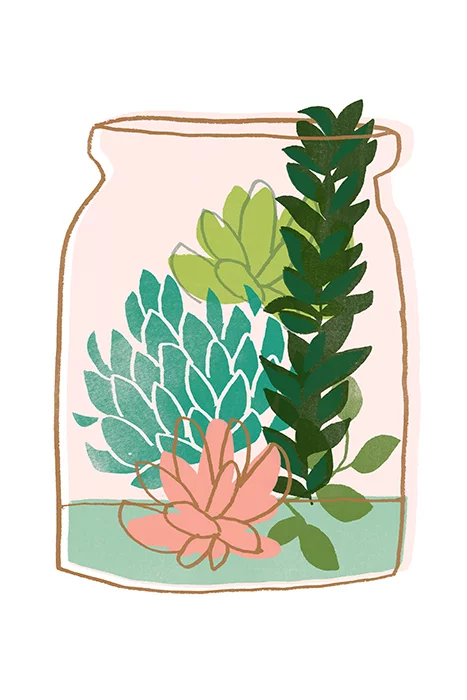 Artfilia Terrarium No. 6 Variante 1 40x60 cm