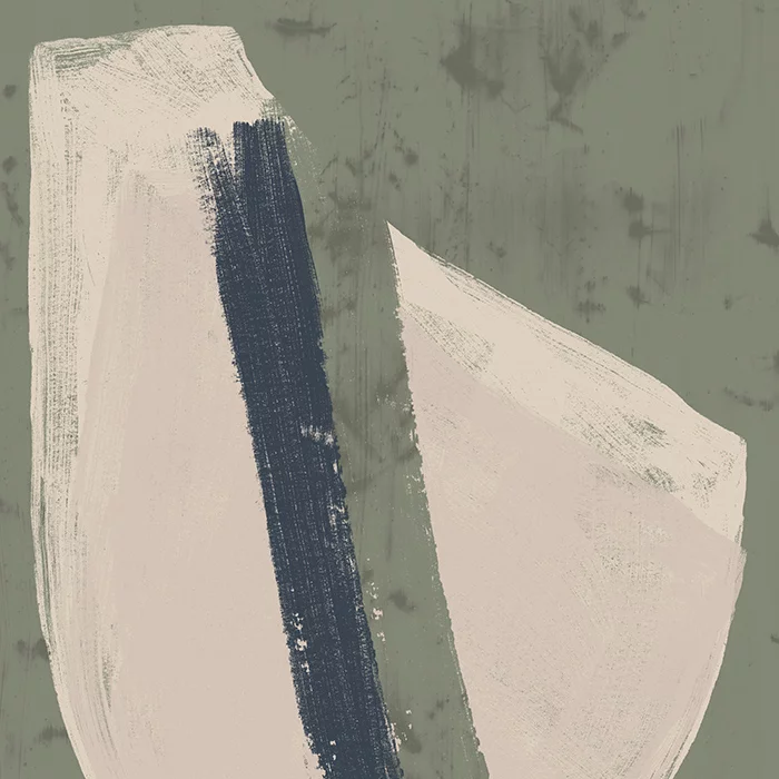 Artfilia Blush & Moss No. 2 Variante 1 60x60 cm