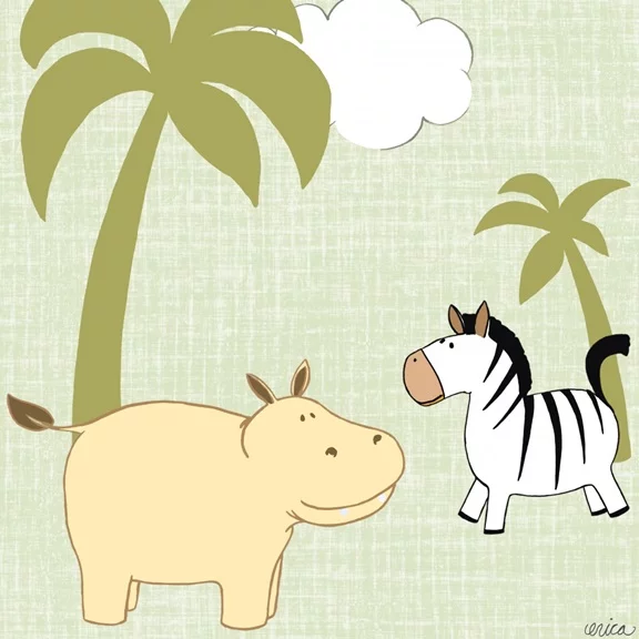 Artfilia Jungle Pets No. 3 Variante 1 60x60 cm