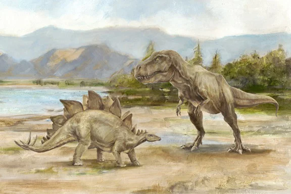 Artfilia Dinosaurs Painting No. 1 Variante 1 13x18 cm