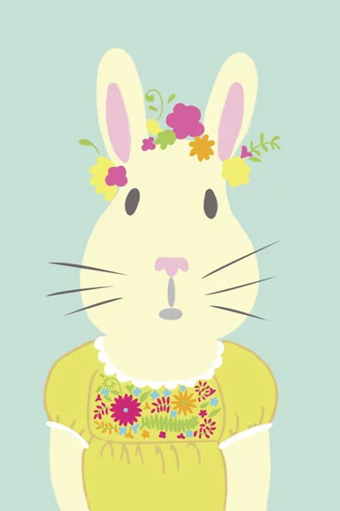 Artfilia Flower Girls No. 1 Variante 1 20x30 cm