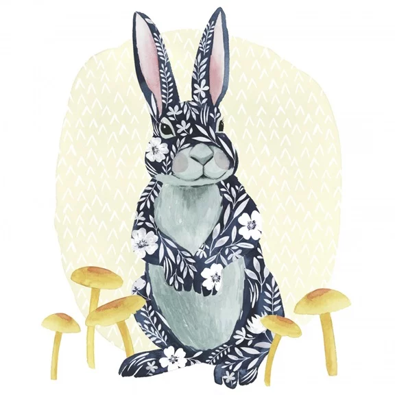 Artfilia Flower Animals No. 4 Variante 1 60x60 cm