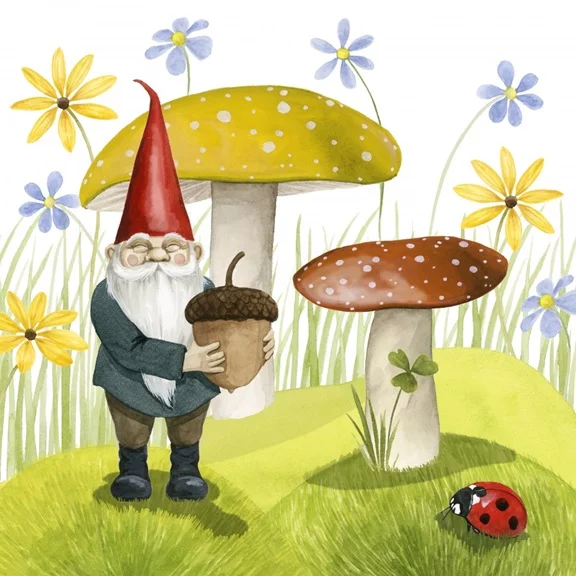 Artfilia Garden Gnomes No. 3 Variante 1 60x60 cm