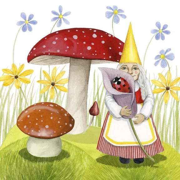 Artfilia Garden Gnomes No. 4 Variante 1 60x60 cm