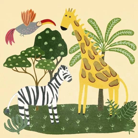 Artfilia Wild Jungle No. 4 Variante 1 60x60 cm