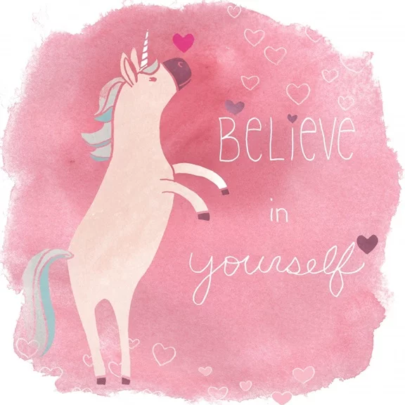 Artfilia Unicorn Wishes No. 1 Variante 1 60x60 cm