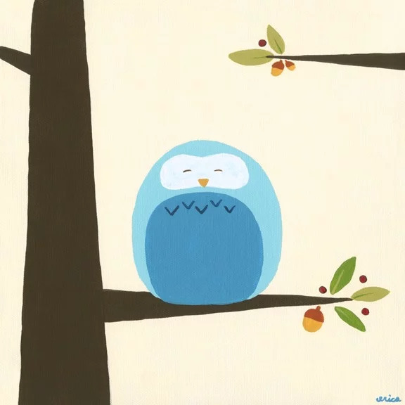 Artfilia Friendly Owls No. 3 Variante 1 40x40 cm