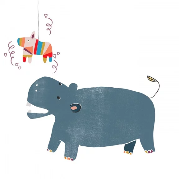 Artfilia Animal Party No. 5 Variante 1 40x40 cm