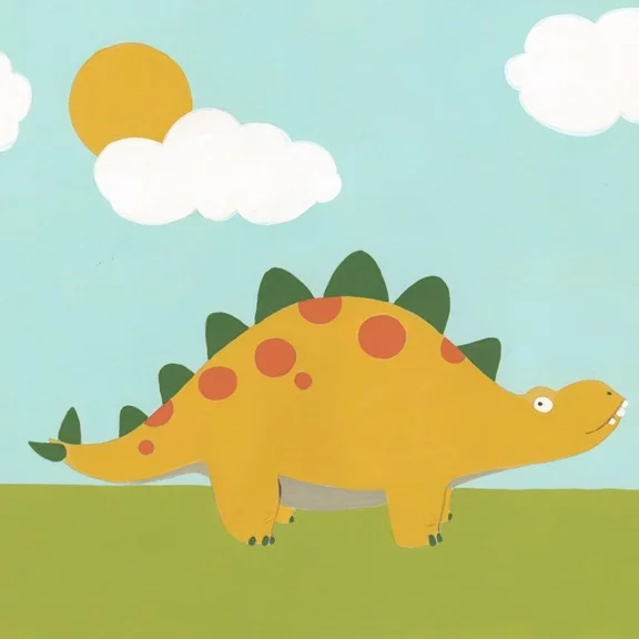 Artfilia Dino Buddies No. 2 Variante 1 60x60 cm