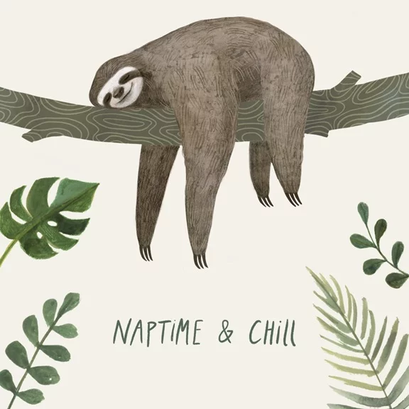 Artfilia Sloths No. 2 Variante 1 40x40 cm