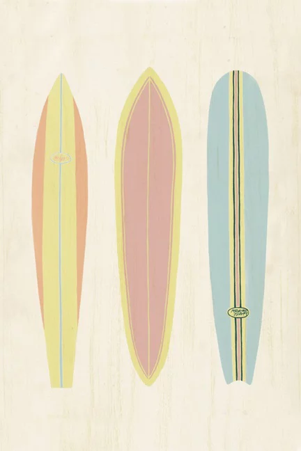 Artfilia Surfboard Collection No. 5 Variante 1 60x90 cm