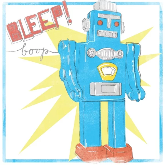 Artfilia Fighting Robots No. 7 Variante 1 60x60 cm