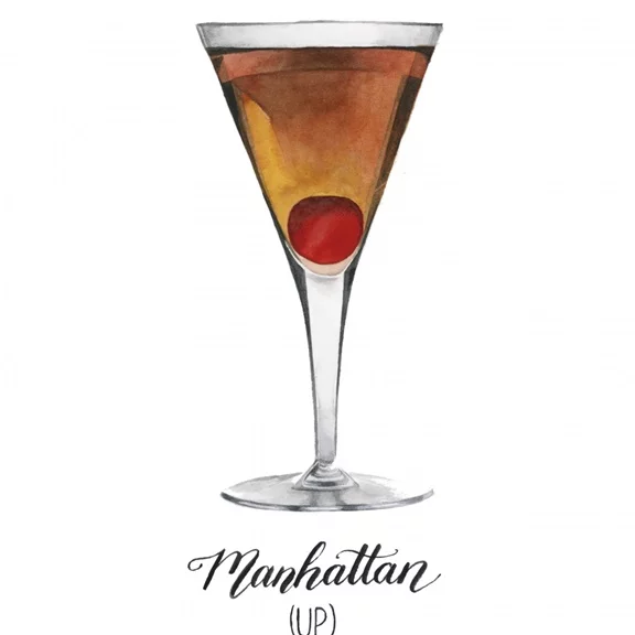 Artfilia Classic Drinks No. 3 Variante 1 60x60 cm