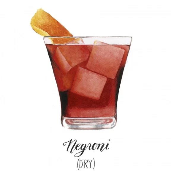 Artfilia Classic Drinks No. 4 Variante 1 40x40 cm