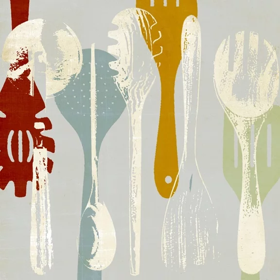 Artfilia Cooking Utensils No. 1 Variante 1 40x40 cm