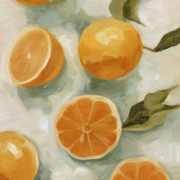 Artfilia Citrus Fruits in Oil No. 1 Variante 1 60x60 cm