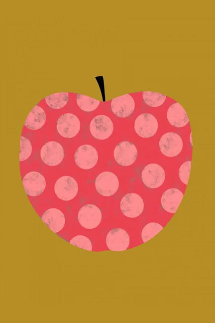 Artfilia Summer Selection No. 1: Apple Variante 1 30x45 cm