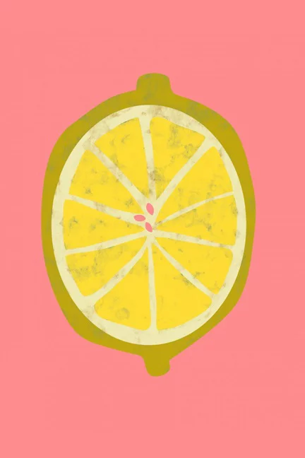Artfilia Summer Selection No. 2: Lemon Variante 1 40x60 cm