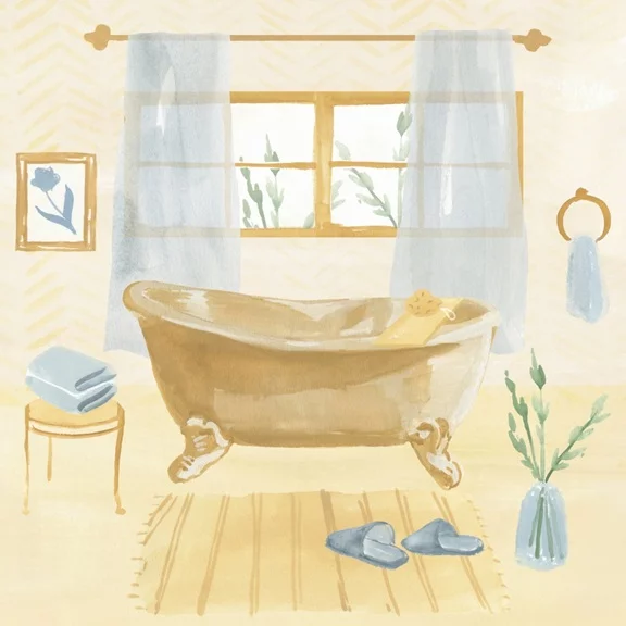 Artfilia Sunny Bathroom Variante 1 40x40 cm