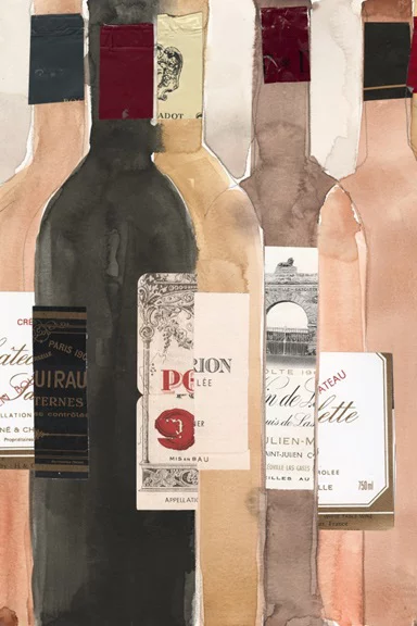 Artfilia Rainbow Bottles No. 2 Variante 1 60x90 cm