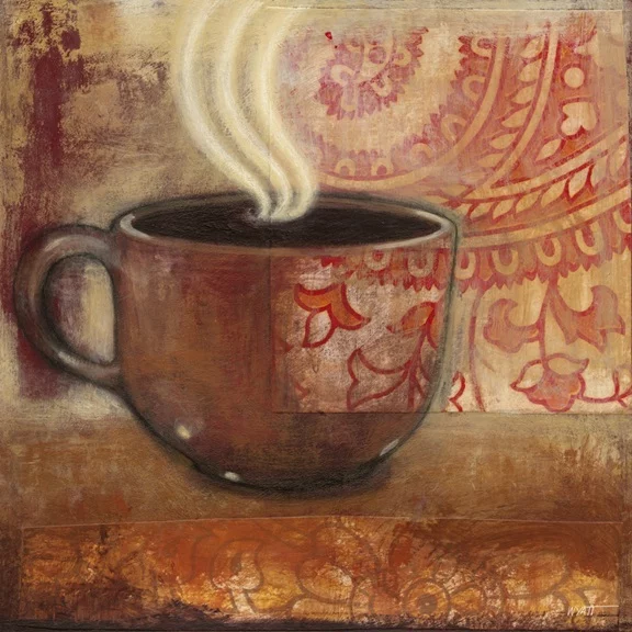 Artfilia Coffee Steam No. 3 Variante 1 40x40 cm