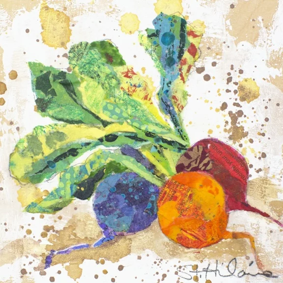 Artfilia Splashy Vegetables No. 1 Variante 1 60x60 cm