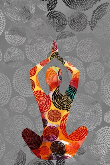 Artfilia Yoga Form No. 2 Variante 1 60x90 cm