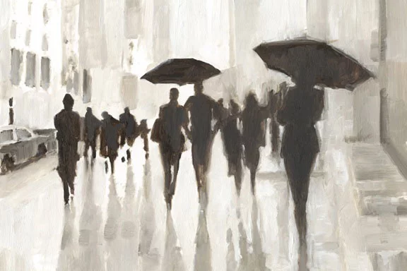 Artfilia City Crowds No. 1 Variante 1 40x60 cm