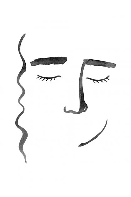 Artfilia Faces No. 2 Variante 1 60x90 cm