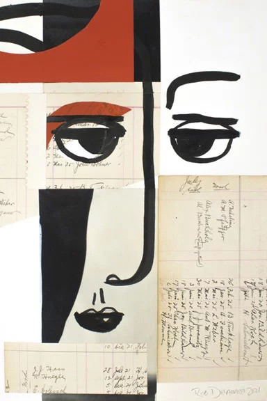 Artfilia Paper Portraits No. 3 Variante 1 60x90 cm