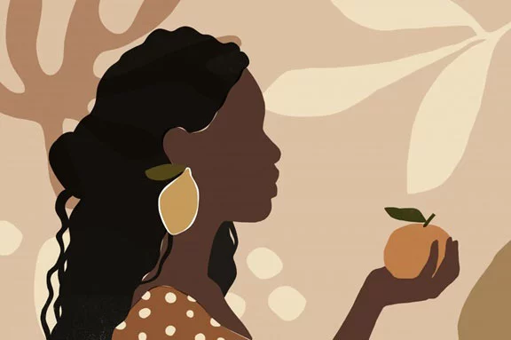 Artfilia Tasty Earrings No. 1 Variante 1 40x60 cm