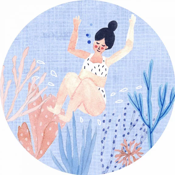 Artfilia Diving No. 3 Variante 1 40x40 cm