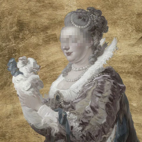 Artfilia Defaced No. 10 Variante 1 40x40 cm