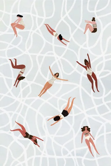 Artfilia Fun in the Pool No. 2 Variante 1 13x18 cm