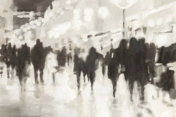 Artfilia City Crowds No. 4 Variante 1 13x18 cm