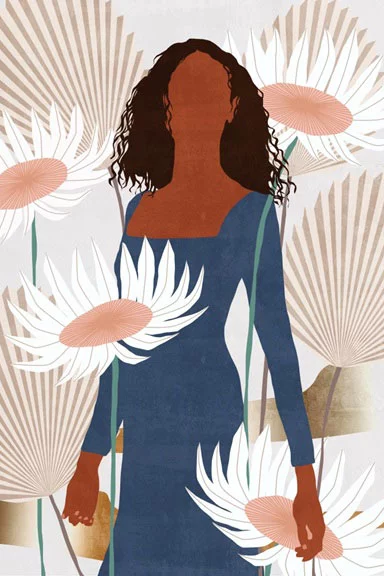 Artfilia Flower Fashion No. 3 Variante 1 20x30 cm