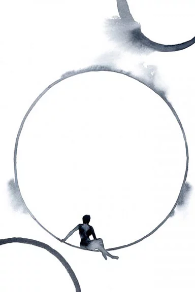 Artfilia In Circles We Spin No. 2 Variante 1 13x18 cm